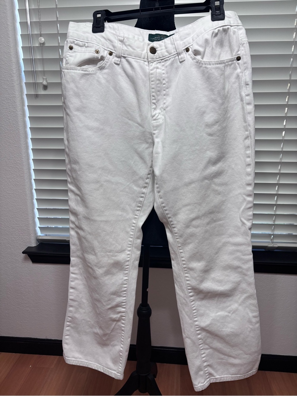 Lauren Ralph Lauren White Straight-Leg Jeans – Women’s Size 12